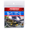 9FT 2.7m 1.0# 2pcs/bag Super Strong Japan Carbon Fiber Nylon Fly Fishing Line White clear Smooth Strong Pull Power Fishing Line