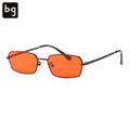 New Luxury Round Retro Oval Men Colored Metal Designer Custom Glasses Sunglasses