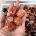 Hot Sale Natural Quartz Crystal Gravel Fire Quartz Tumbled Stone