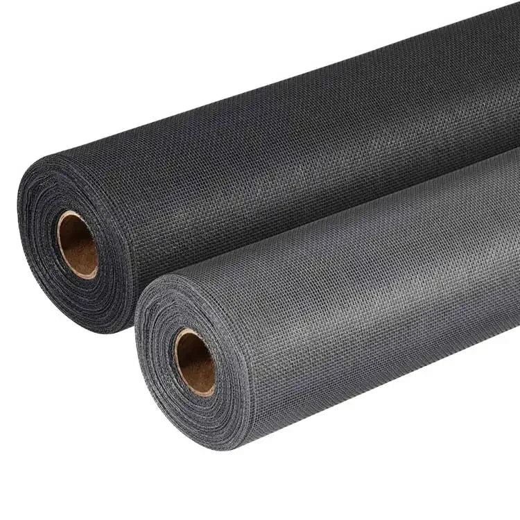 Fiberglass Fire Proof Insect Mesh Custom Window Mosquito Net Roll Aluminum Door Pleated Screen for Hotel Use