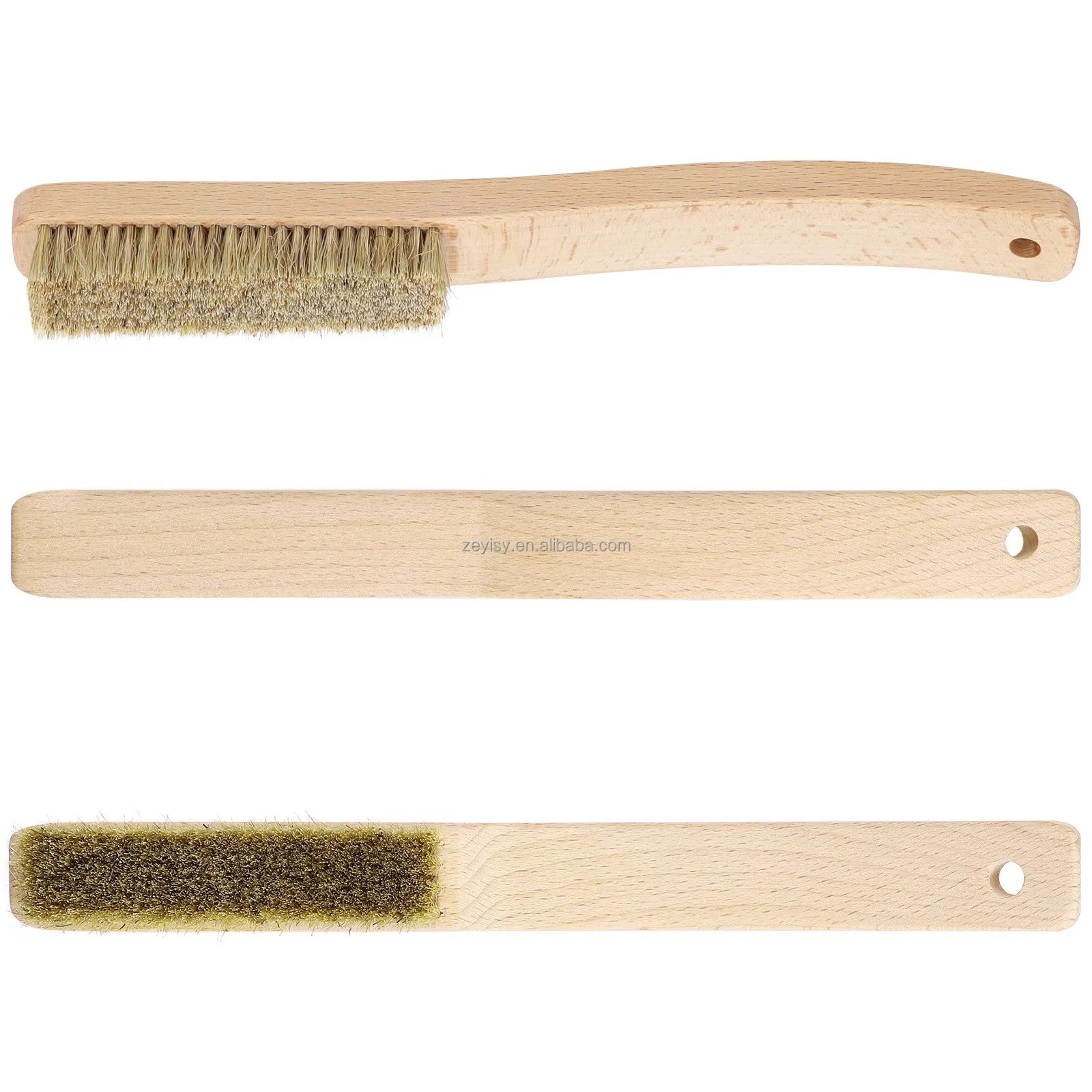 Sports & Entertainment Wooden Rock Climbing Brush for Hangboard Features Boulder Boars Hair Chalk Brush