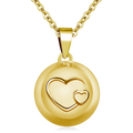 Pregnancy Women Music Heart Wishing Bola Chime Harmony Ball Bell Pendant Necklace