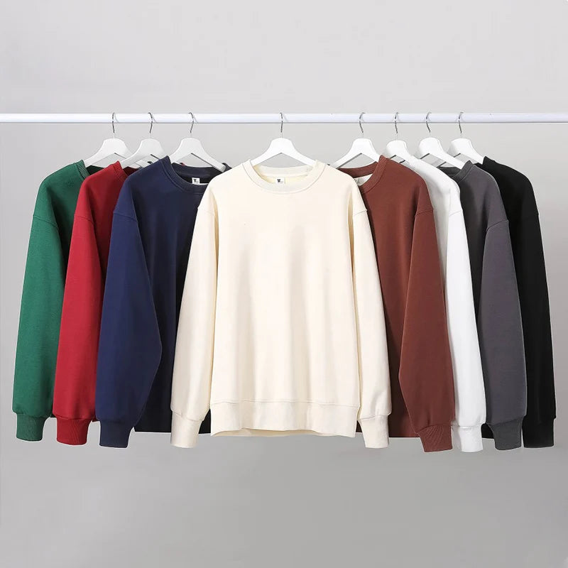 Men Sweatshirts Cotton Custom logo Comfortable Sportswear Quick Dry Long Sleeves Sweathisrts for Men Jogger