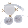 YIREEN'S ZR60 Small 60mm Drawstring Filter Paper Individual Empty Tea Bags Strings 100pcs/Bag Shape Wood Pulp Packaging Printing