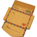 Wholesale Vintage Retro Creative Envelope Design Memo Pad School Student Notes Pad Stationery Customize logo 45sheets/pcs