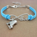 Infinity Love Flower Girl Maid of Honor Sister Camera Photography Angel Wing Moon Key Skating Skate Gymnastics Charm Bracelet