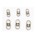 Double Ended Metal Swivel Eye Hook Key Chain Swivel Connector Clasp Swivel Lanyard Key Ring Connector for Jewlery Keychain DIY