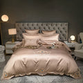 OEM Luxury Brand Home Duvet Covers Complete Bed Sets Comforter 100% Silk Bed Sheet