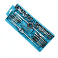 Set of 20 Pieces Tap and Die Metric System Screw Tap Die Fine Thread Alloy Steel Tapping Drift Holder Tap & Die Wrench