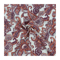 Paisley Printed 100% Cotton Poplin Fabric Organic Lightweight Woven Multi-Colors for Girls Dresses Shirts Skirts