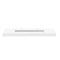 Durable Modern Design Artificial Stone Wall-Hung Polished Matte Bathroom Sinks for Home and Hotel Use