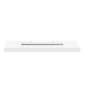 Durable Modern Design Artificial Stone Wall-Hung Polished Matte Bathroom Sinks for Home and Hotel Use