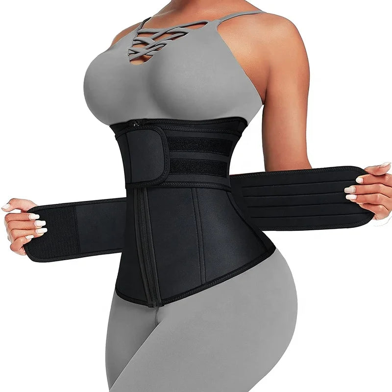 New Custom logo Waist Belt Women Sports Waist Trainer Body Sliming Wrap Belt Waist Trainers