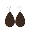 Beautiful Designed Earrings Laser Engraving Blank Leather Earrings