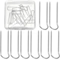 23mm50Pcs Fork Quilting Metal U Pins Craft Straight Quilting Needle for Sewing Fabric Craft Jewelry Making Sewing Pins
