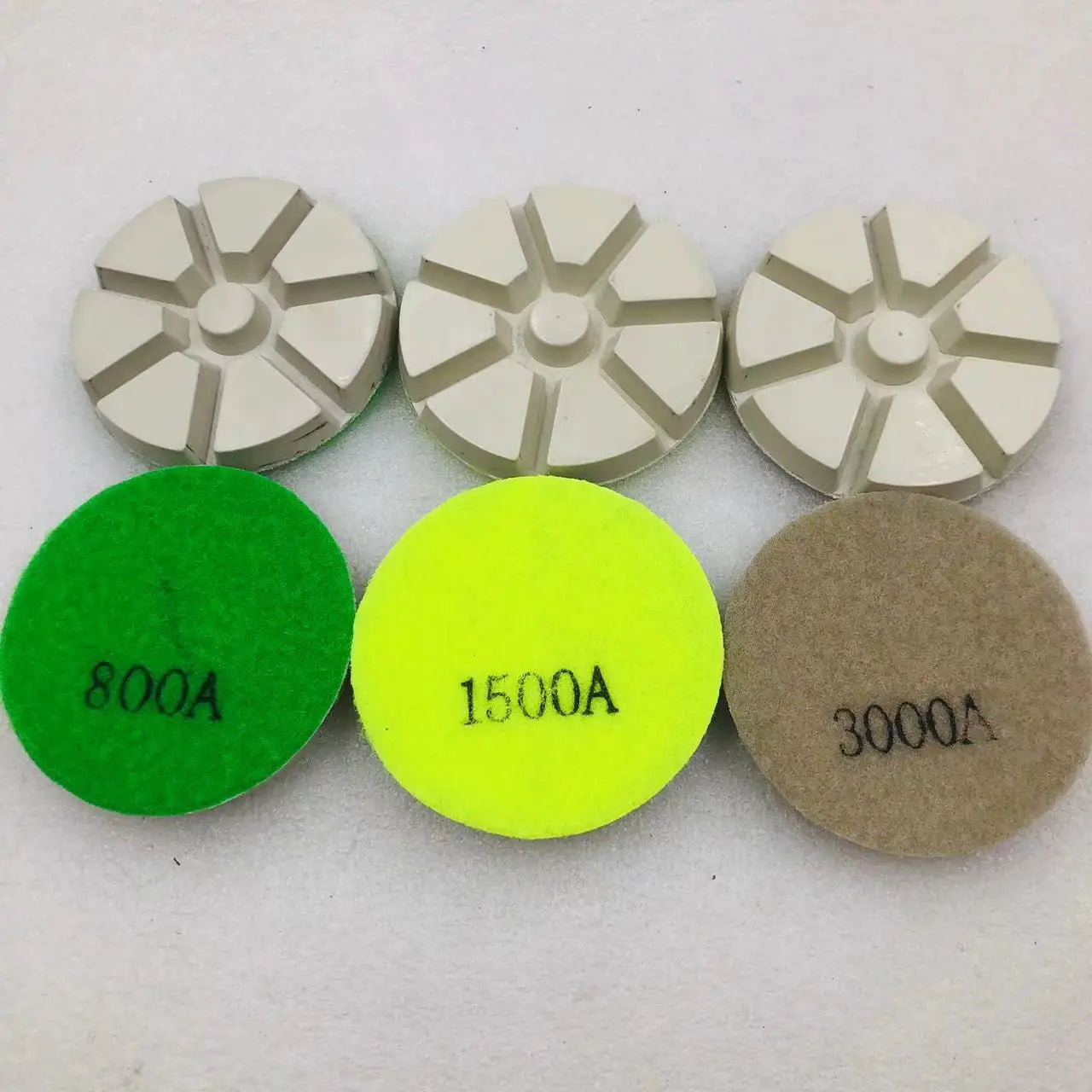 Factory Hot Sell Durable Concrete Floor Polish 3 Step Concrete Polishing Pads for Concrete Floor Grinding