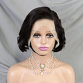 Natural Color 13x4 Lace Frontal Pixie Curly Wig High Density Human Hair Wave Short Pixie Cut Wig