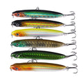 Wholesale PE029 9.5cm 18g Artificial Hard Plastic Baits Rattle Pencil Fishing Lures with Noise Ball