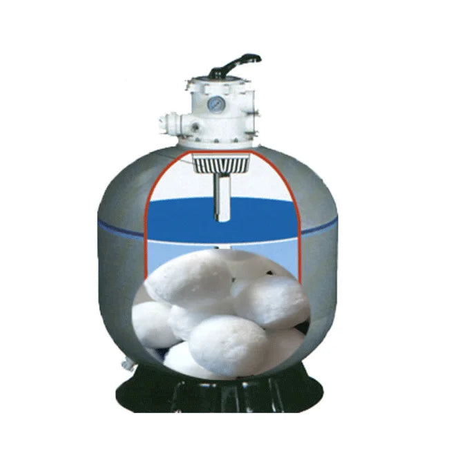 700g Pool Water Cleaner Filter Balls Polyester Fiber Filter Ball Media