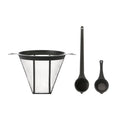 Novelty Design Plastic Filter Mesh for Coffee and Tea Eco-Friendly Household Pot Funnel with Strainer Bag for Infusing Tea