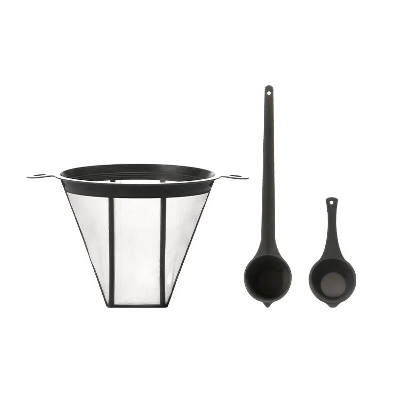 Novelty Design Plastic Filter Mesh for Coffee and Tea Eco-Friendly Household Pot Funnel with Strainer Bag for Infusing Tea