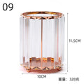 Comb Brushes Pen Storage Box Golden Crystal Bling Acrylic Gel Brush Holder