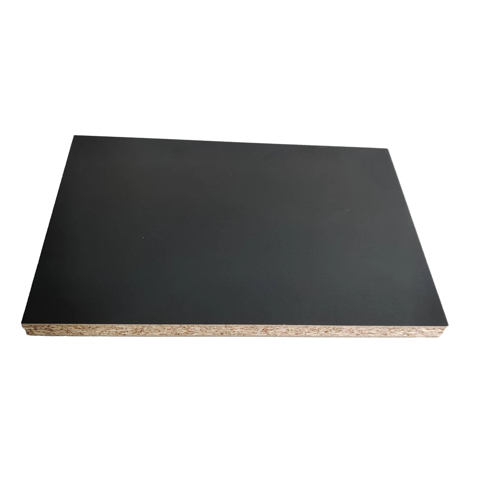 Black Melamine 4'x9' Chipboard Finished Particle Board for House Decoration