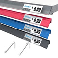 Bottom Price Supermarket Retail Plastic Pvc Acrylic Label Tag Adhesive Data Strip Price Holder for Shelves