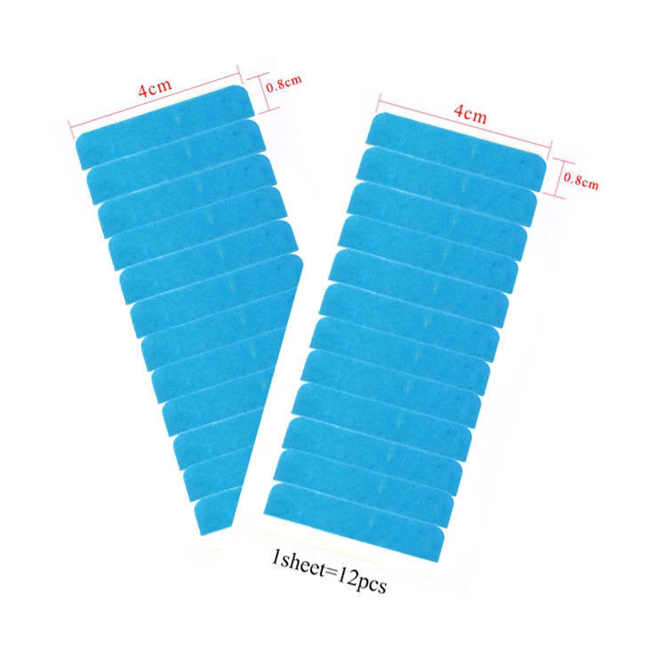 Double Sided Colored Wig Tape Strips Hair Extension Adhesive Super Tape for Lace Front in Hair Extension Tools