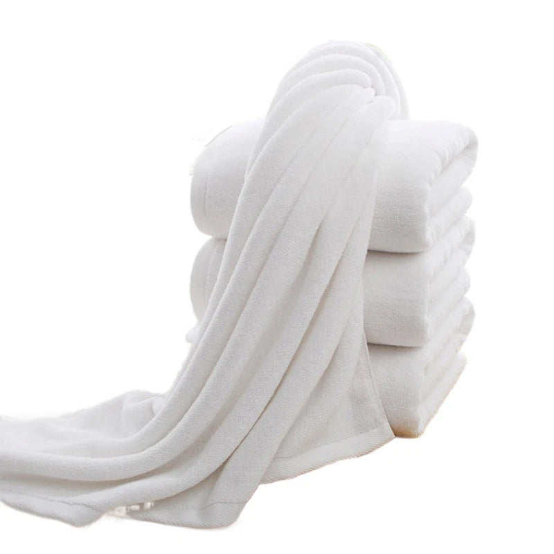 Wholesale Highly Absorbent 100% Turkish Cotton Bath Sheet ultra Soft Plain White Pool Bath Towel for Hotel SPA Bathroom