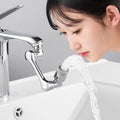 Universal 1080 Degree Rotatable Extension Aerator Splashproof Filter Dual Function Bathroom Accessories Faucet Aerator Adapter
