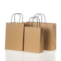 KM New Arrival Custom Printed Your Own logo Shopping Seasonal Paper Bags Customized with Handle