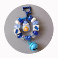 Custom Alloy Lobster Clasps Acrylic Beads Key Ring Fit Keychain Making Blue Bell Panda Beaded Key Chain Supplies