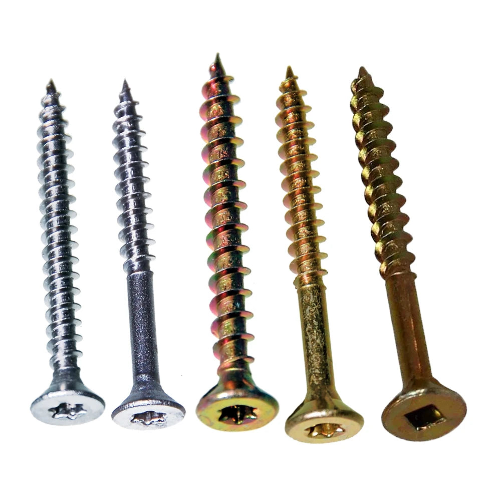 Din7505A Carbon Steel Phillips Drive Double Countersunk Torx Modify Truss Square Socket Mushroom Head Chipboard Screws