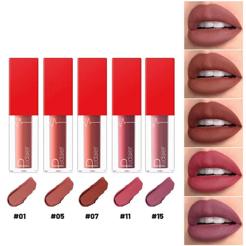 Wholesale Matte Waterproof Lipstick Vegan Private Label High Quality Long Lasting Non-fading Non-stick Cup Liquid Lipstick