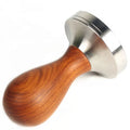 Replaceable Colors Reusable 51mm 53mm 58mm Wooden Espresso Coffee Tamper Manual Coffee Tamper Stainless Steel