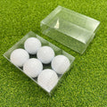 0.35mm thickness clear PVC Box for 6 Golf Balls