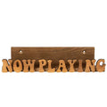Wall Mount Solid Wood Album Shelf Bracket Hanging Storage LP Holder Now Playing Vinyl Record Stand