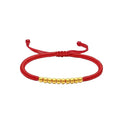 Certified 18K Gold Perfect Carrying Strap AU750 Colored Gold Beaded Bracelet Gift Jewelry Water Shell Wholesale