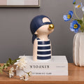 Home Decoration Table Unique Desk Decoration Nordic Style Creative Cute Bubble Boy Statue