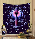 Customized Butterfly Moon Flower Print Bohemian Style Wall Hanging Bedroom Living Room Decoration Tapestry