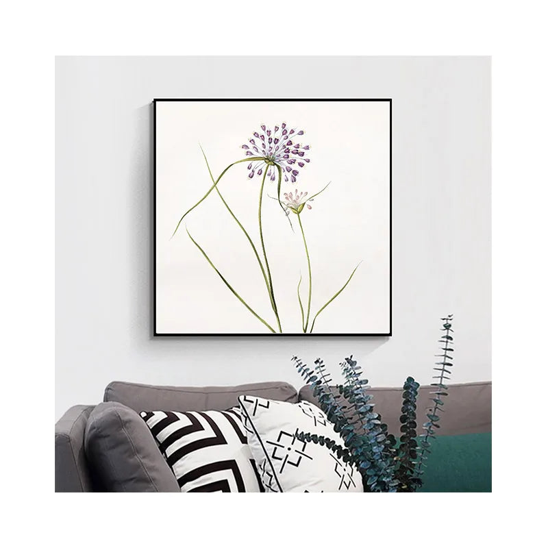 Nordic Flower Leaves Plant Poster Canvas Painting Wall Art Picture Home Decor Oil Painting on Canvas Posters and Prints Art Pict