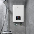 8kW Quickly Heating Adjustable Temperature Instantaneous Hot Water Electric Heater Tankless for House