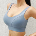 MAYYOUNG Women's XL Fitness Clothing Lightweight Breathable Shockproof Sports U-Neck Yoga Bra Customized High for Impact Plus