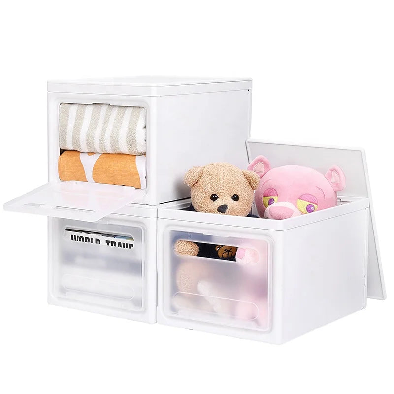Wholesale Eco-friendly Plastic Storage Containers Box Stackable Storage Bins
