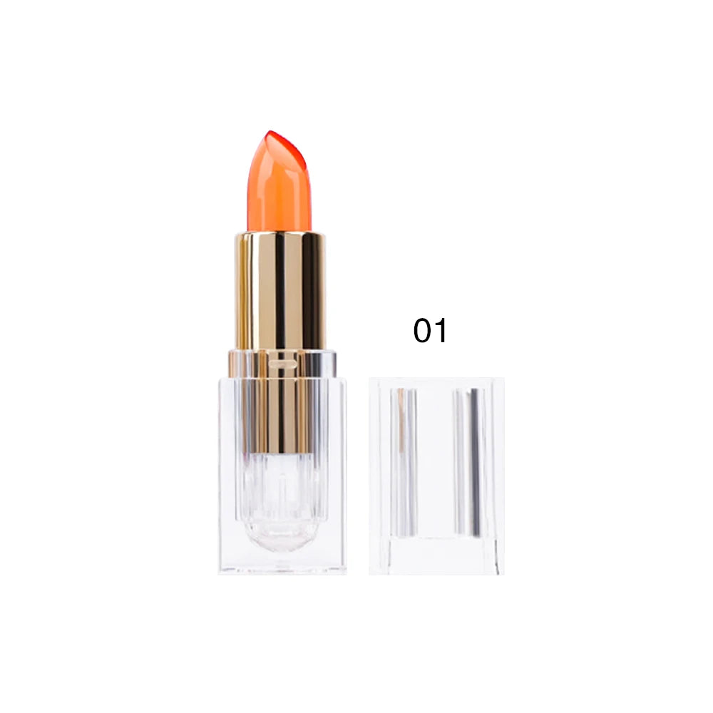 Wholesale Transparent Temperature Color Changing Lipstick Private Label Lipgloss Tube clear Lipsticks