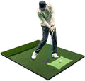 Indoor/Outdoor Tee Turf Golf Mats Swing Driving Artificial Turf Training Simulator Practice Golf Hitting Mat