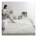 Wholesale Modern Fluffy Floor Hotel Rug Faux Fur Plush Washable Carpets Rugs Living Room Carpet Faux Sheepskin Rug for Home