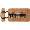 Leather Big Tool Roll up Bag Portable Carry on Pouch Workshop Storage Woodworking Tool Organizer Truck Motorcycle Tool Organizer