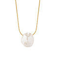 Design Imitation Pearl Necklace Stainless Steel Non Fading Jewelry Necklace
